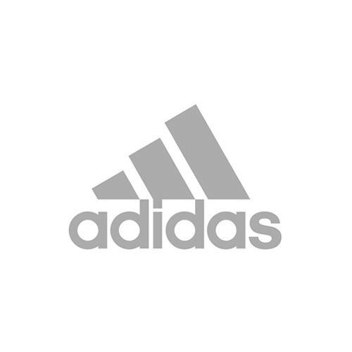 A black and white version of the Adidas logo