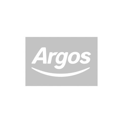 A black and white version of the Argos logo
