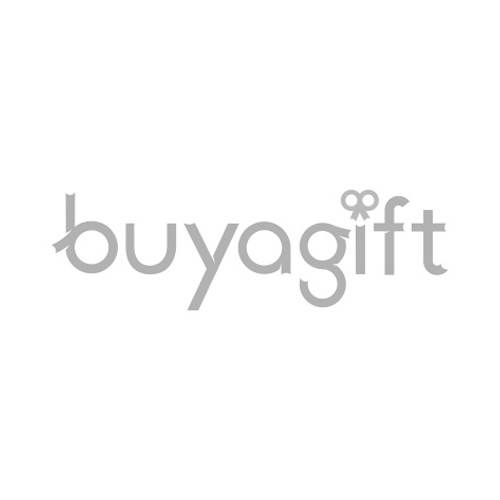 A black and white version of the Buyagift logo