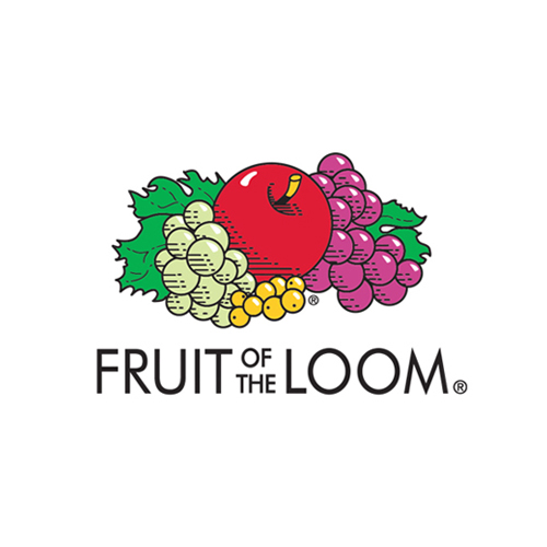 A coloured version of the Fruit of the Loom logo
