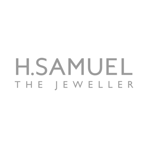 A black and white version of the H Samuel logo