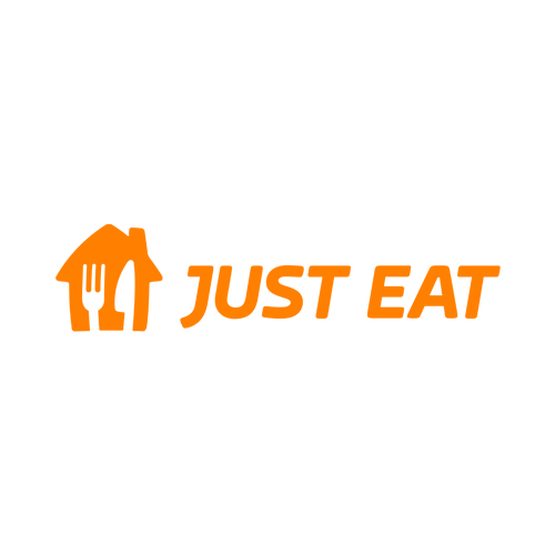A coloured version of the Just Eat logo