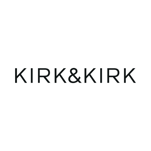 A coloured version of the Kirk and Kirk logo