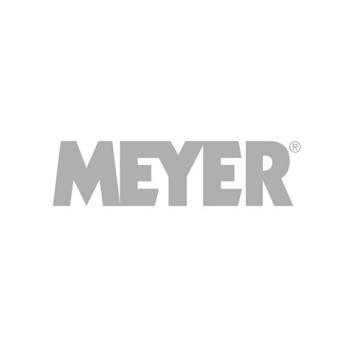 A black and white version of the Meyer logo