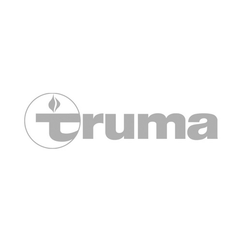 A black and white version of the Truma logo